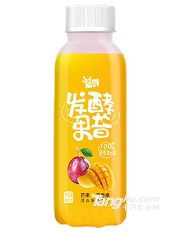 爱吖发酵果昔芒果+百香果450ml