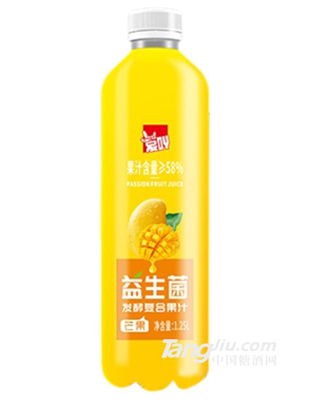 爱吖益生菌芒果复合果汁1.25L