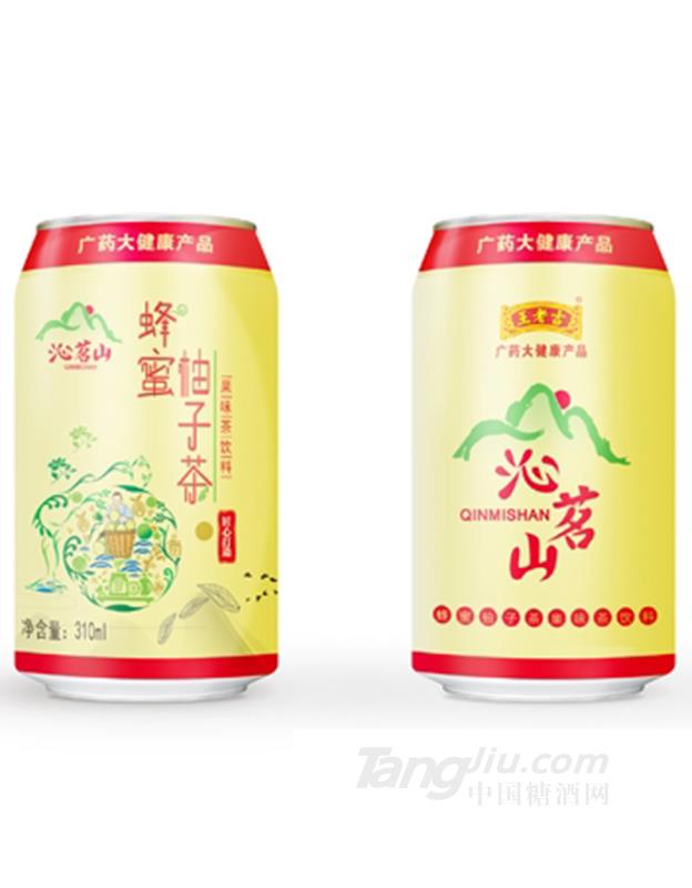 王老吉沁茗山蜂蜜柚子茶果味茶饮料-310ml