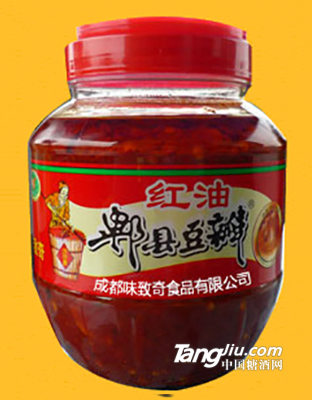 味致奇瓶装红油豆瓣800g