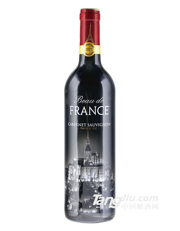 法国原瓶进口荣耀赤霞珠干红葡萄酒