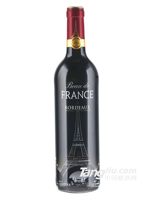 法国原瓶进口荣耀波尔多干红葡萄酒