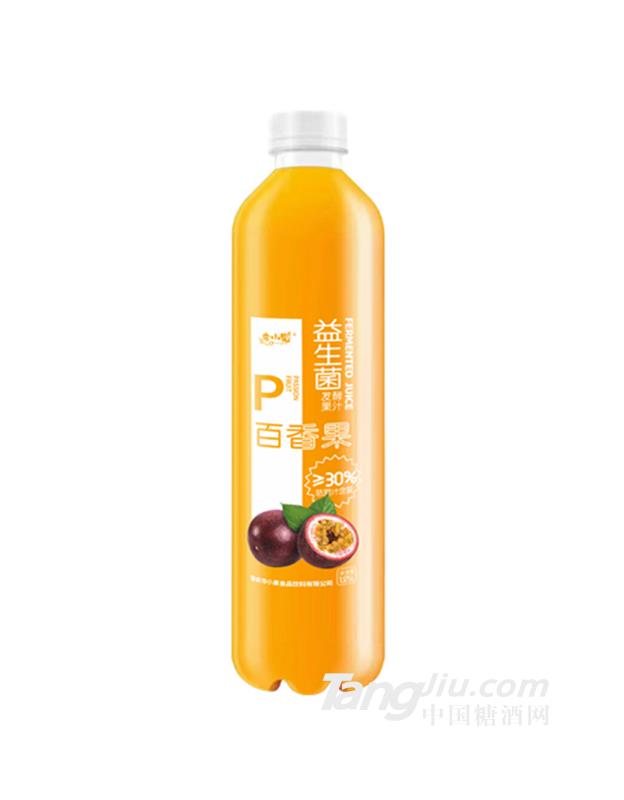 皮小果益生菌发酵百香果果汁饮料1.25L