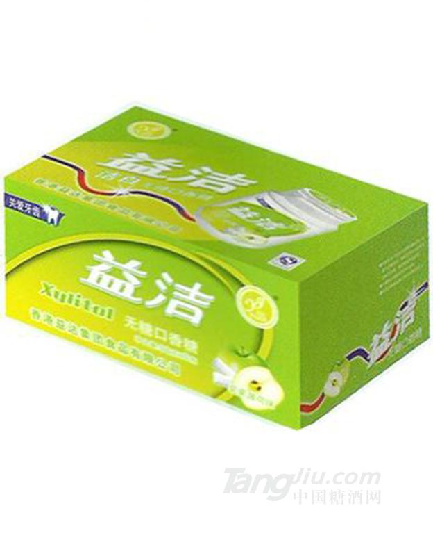 益洁苹果薄荷味口香糖