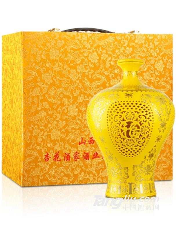 60°杏花酒家原浆酒50（镂空金色珍藏版）-1500ml