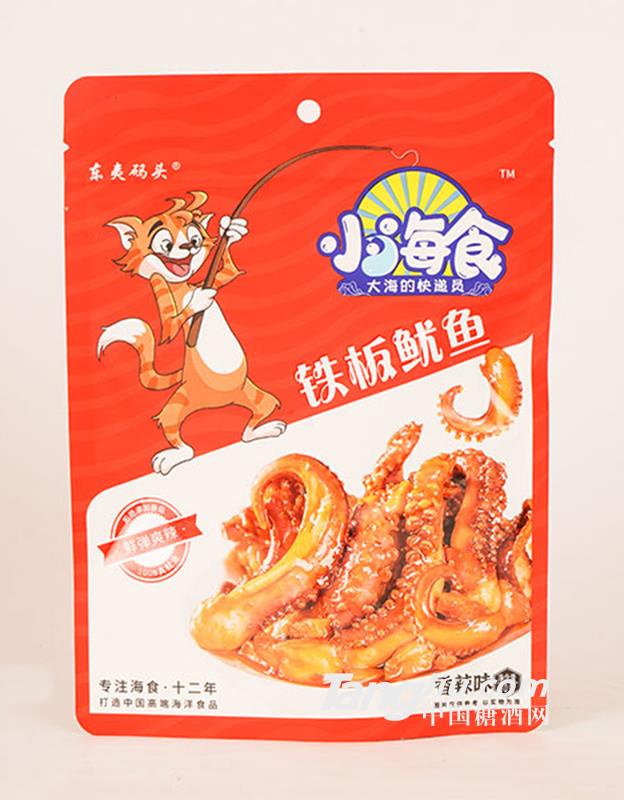 东夷码头小海食铁板鱿鱼香辣味80g