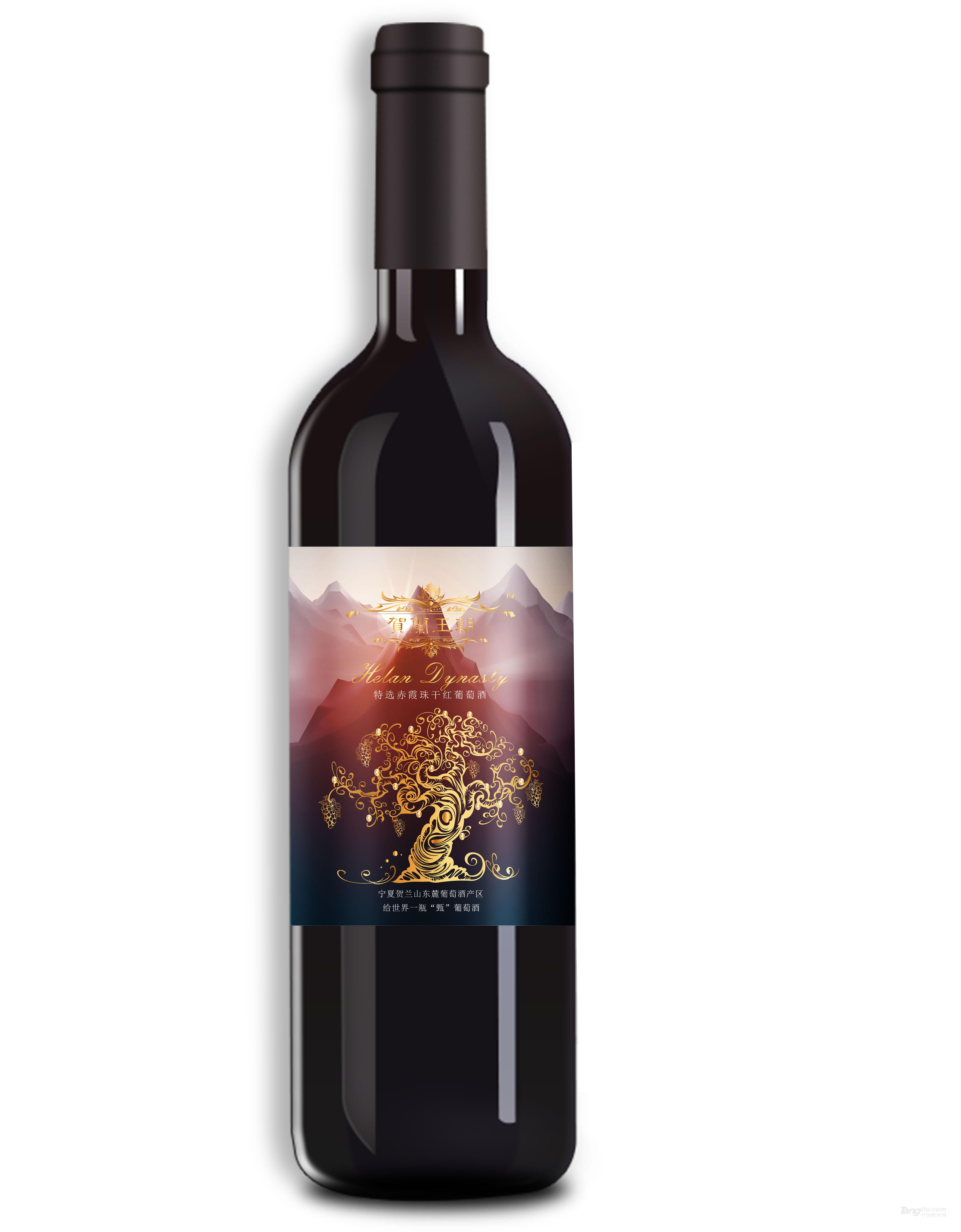 贺兰王朝特选赤霞珠干红葡萄酒