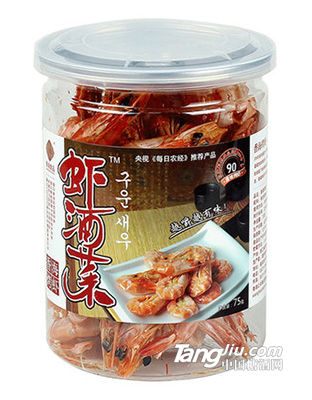 虾酒菜 香海烤虾 温州特产烤虾干-75g