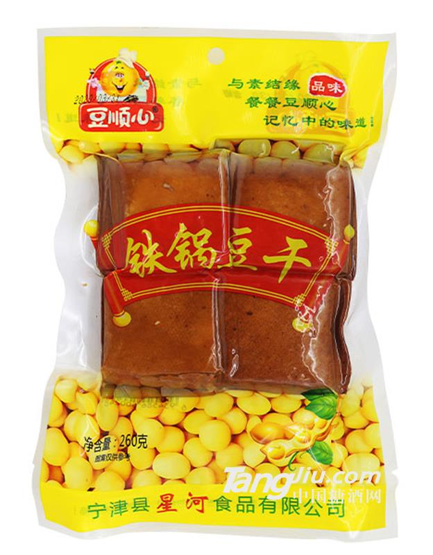 豆顺心铁锅豆干260g