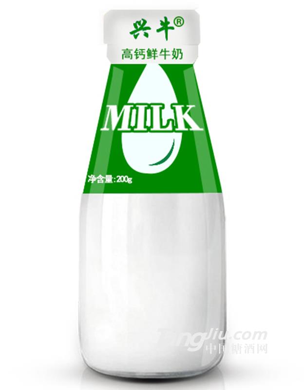 兴牛高端鲜牛奶（瓶装）-200g