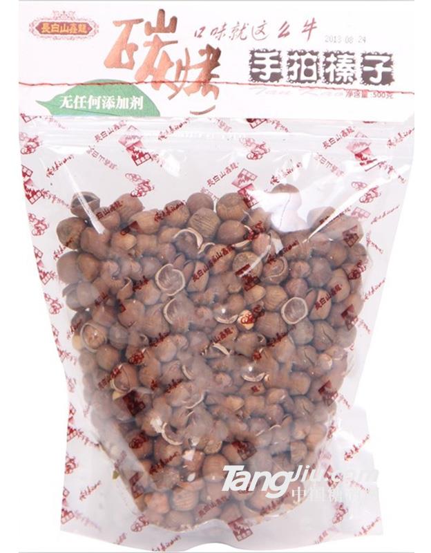 长白山鑫龙品牌—碳烤手拍榛子