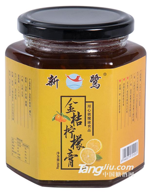 新鹭蜂蜜金桔柠檬膏500g
