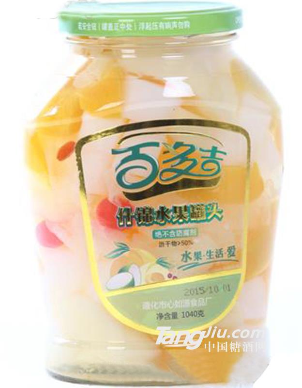 百多吉什锦水果罐头1040g