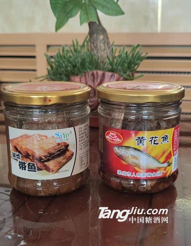 玻璃瓶罐头鱼