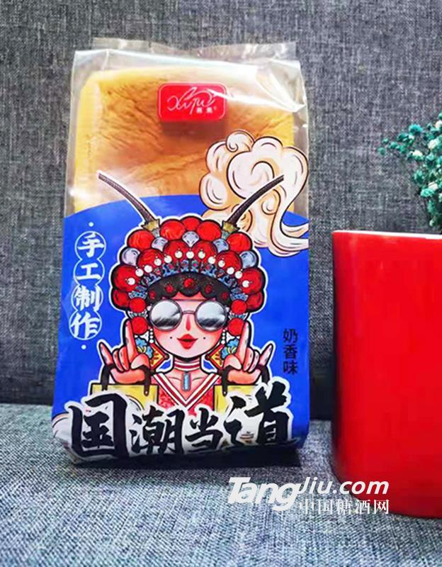 喜兔国潮当道手工面包奶香味袋装