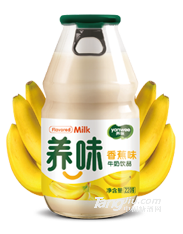养味牛奶饮品香蕉味220g