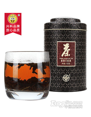 香草兰红茶100g_罐