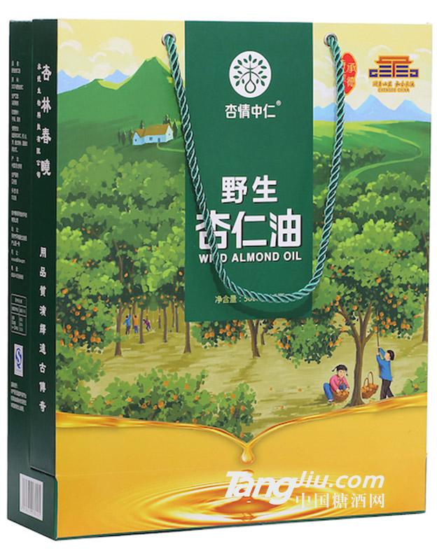 杏情中仁野生杏仁油500ml礼盒