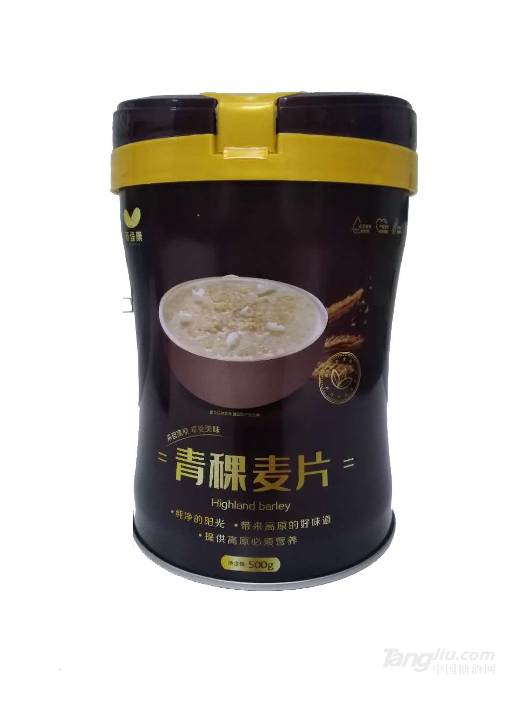 新绿康青稞麦片500g（桶装）