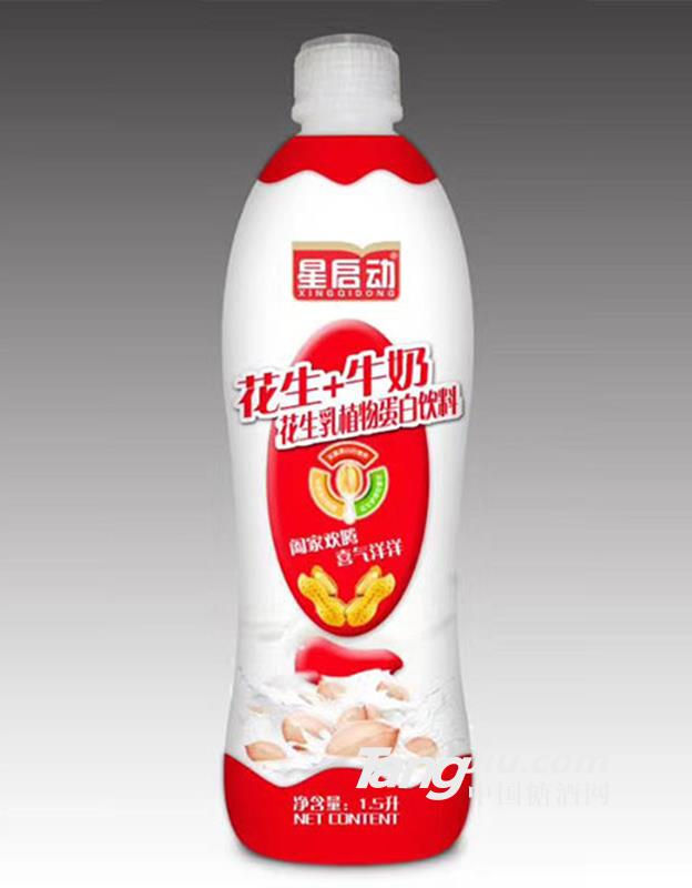 星启动花生牛奶饮料1.5L