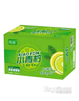 晓趣小青柠柠檬味饮料-375ml