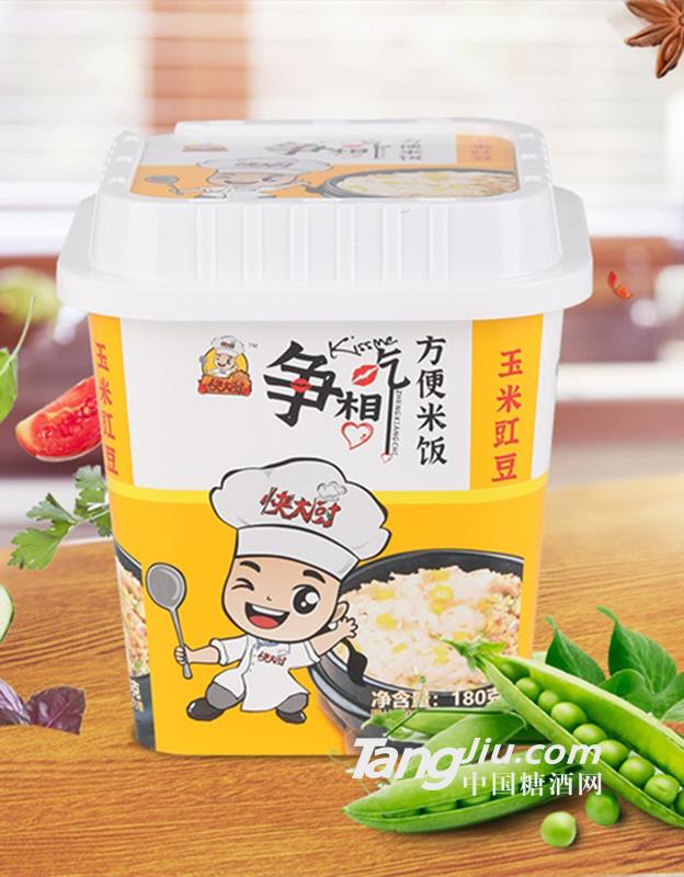 快大厨玉米豇豆方便米饭180g