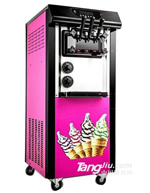 供应立式三色软冰淇淋机通用设备