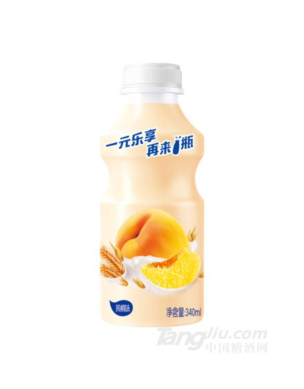 美益君乳酸菌饮品黄桃味340ml