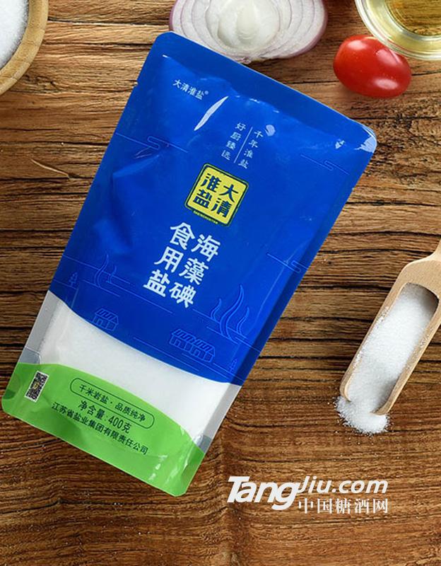 大清淮盐 海藻碘食用盐400g