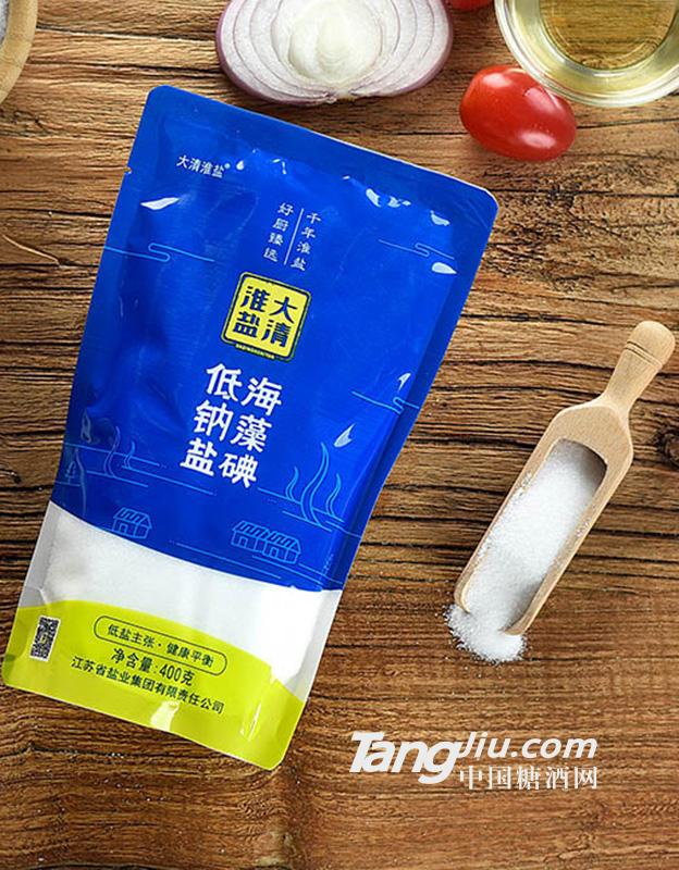 大清淮盐 海藻碘低钠盐400g