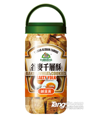 谷麦千层酥（咸蛋黄口味）-500g
