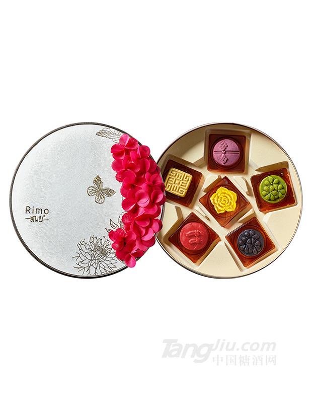 凯心高端定制蝶恋花的de恋流心月饼礼盒