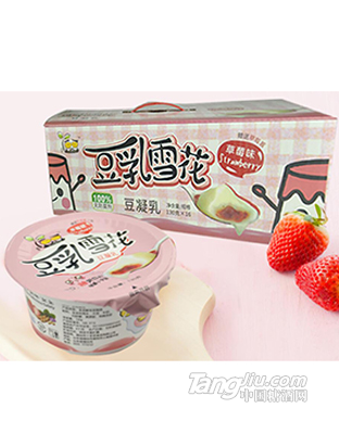 豆乳雪花-草莓味130g