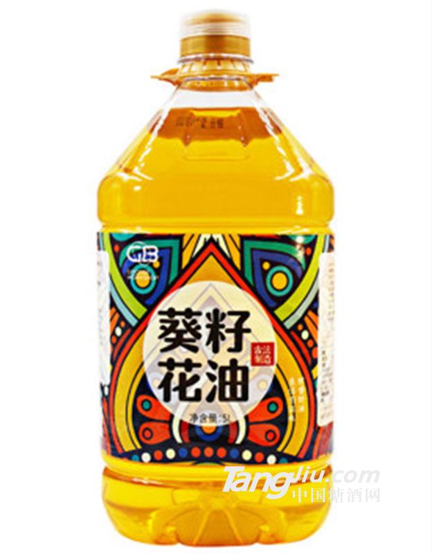 戈壁工坊压榨一级葵花籽油5L