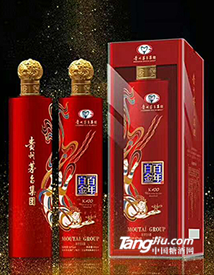 贵州茅台集团白金酒公司白金百年k100（红）500ml