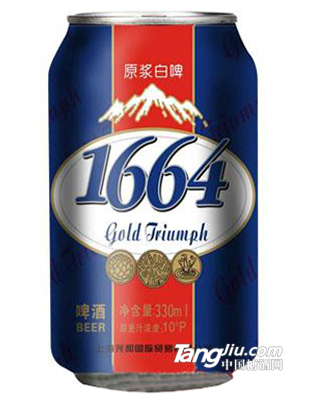 金凯旋1644原浆白啤啤酒330ml