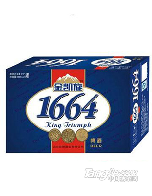 金凯旋啤酒箱装330ml