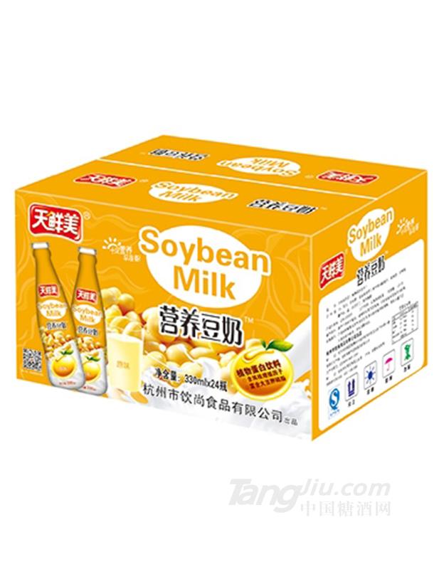 330mlx24瓶天鲜美营养豆奶原味