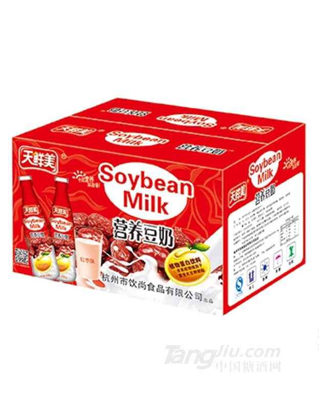 330mlx24瓶天鲜美营养豆奶红枣味