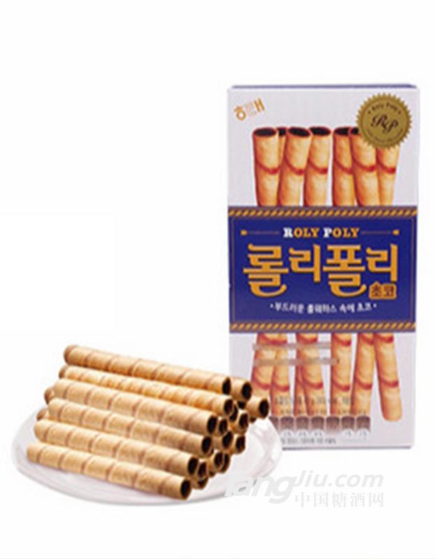 海太巧克力棒夹心蛋卷饼干
