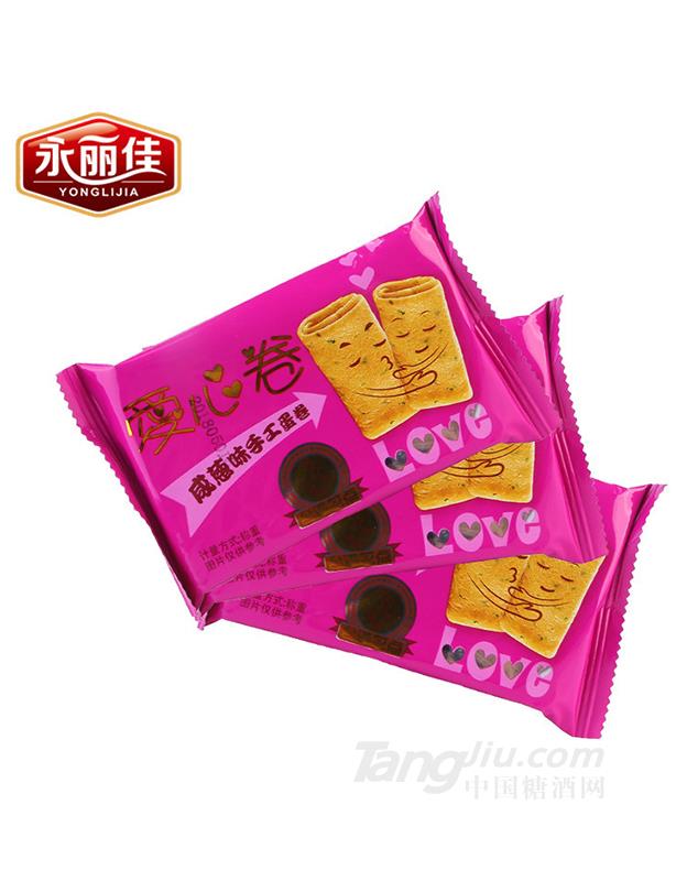 永丽佳葱咸味爱心卷手工蛋卷