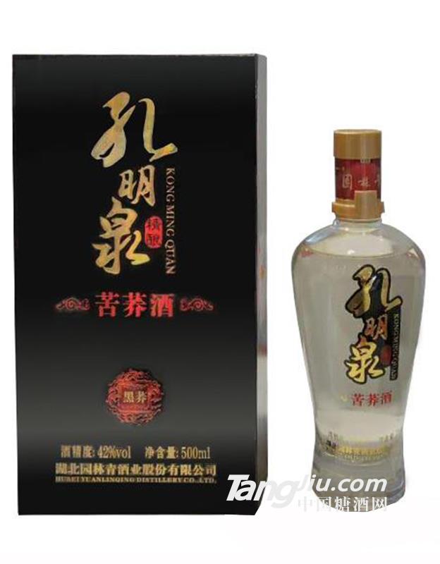 孔明泉精酿苦荞酒黑荞42度500ml