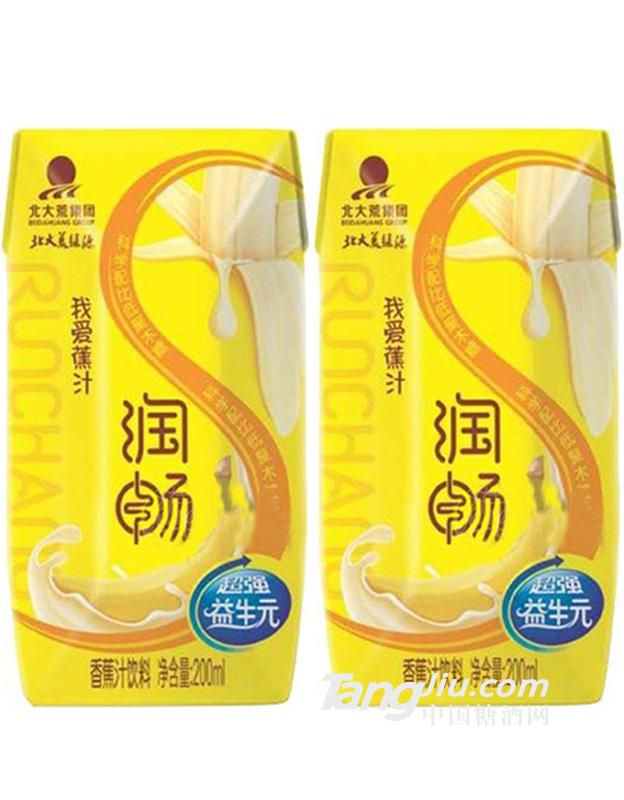 我爱蕉汁润畅香蕉汁饮料200ml