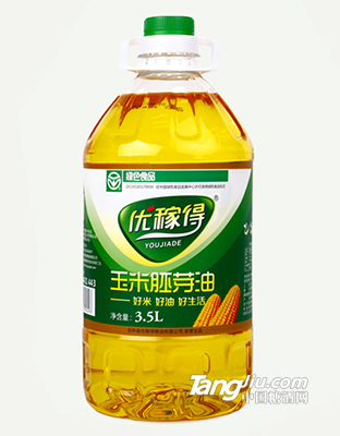 优稼得非转基因玉米胚芽油3.5L