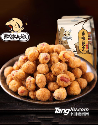 多味花生米休闲食品168g