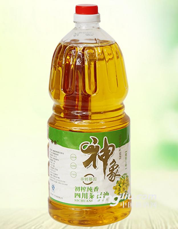 神象-初榨纯香四川菜籽油-1.8L