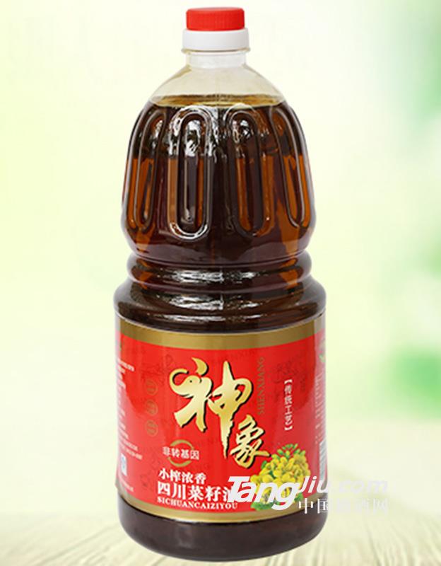 神象小榨浓香四川菜籽油1.8L