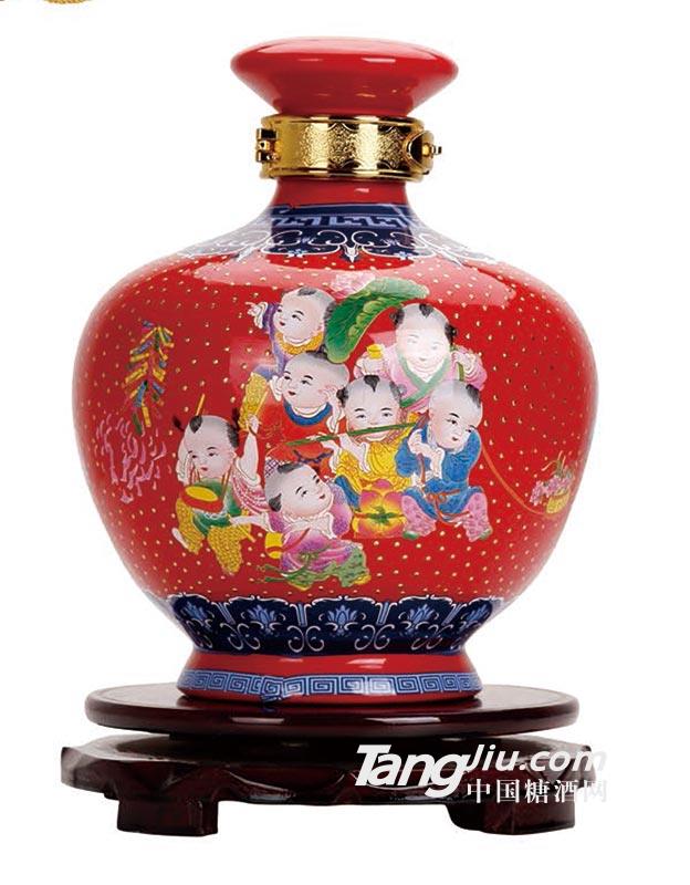 典藏清香53度三斤红色装30年汾酒-1.5L
