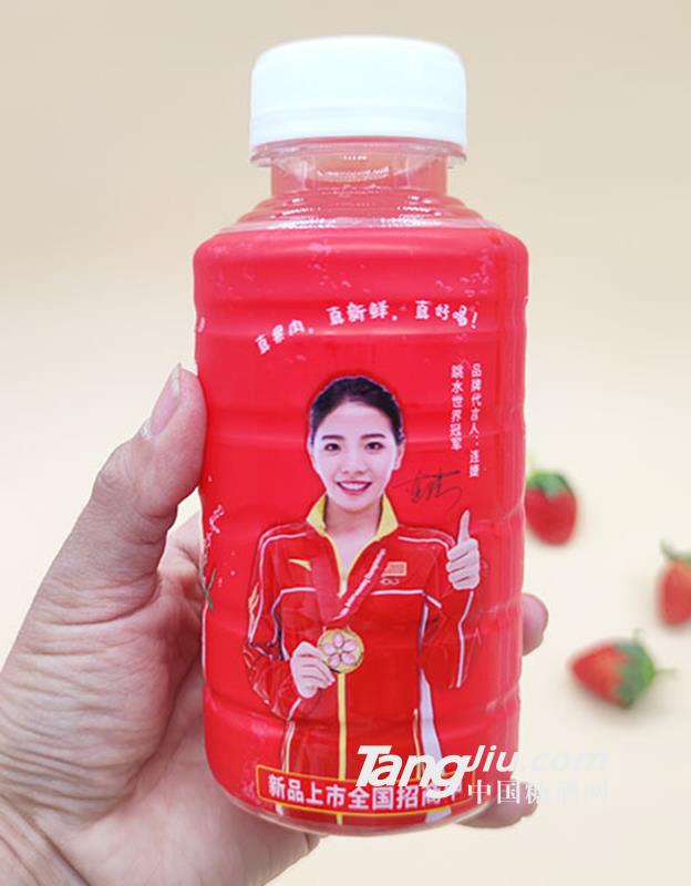 草莓王子草莓复合果肉果汁350ml