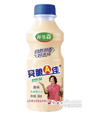 养生冠亮眼A佳原味乳酸菌饮品
